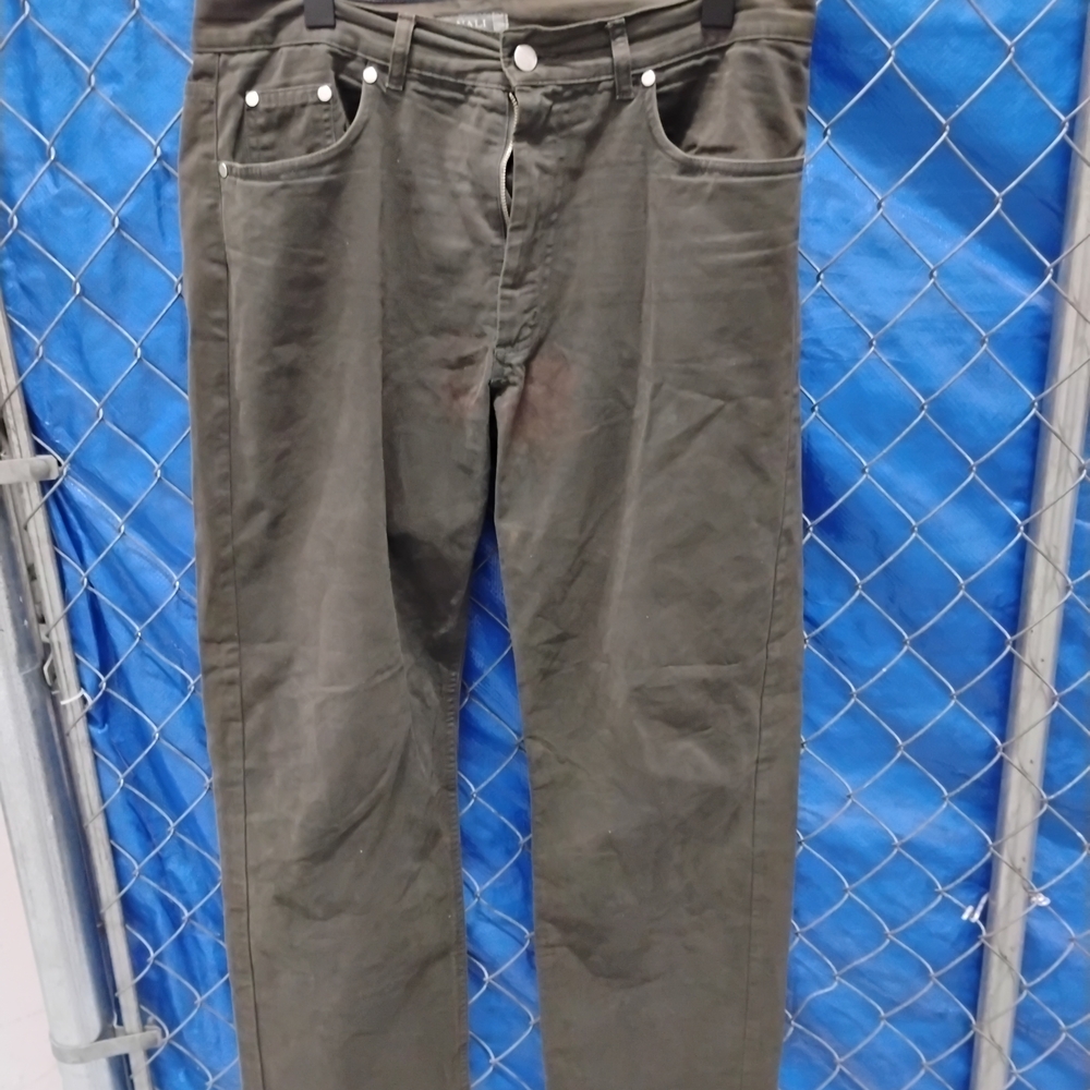 Canali Dark Olive Trousers